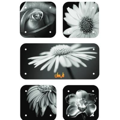 خریدرادیاتور برقی شیشه ای چند تکه تاپ سان مدل D-918 چیدمان 6